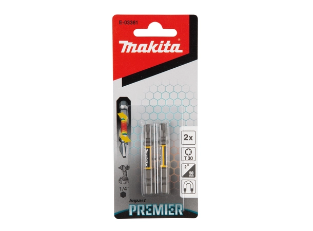 Makita E-03361 Impact Black bits, T30 2pk 