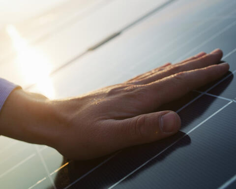 Solcellepanel tak